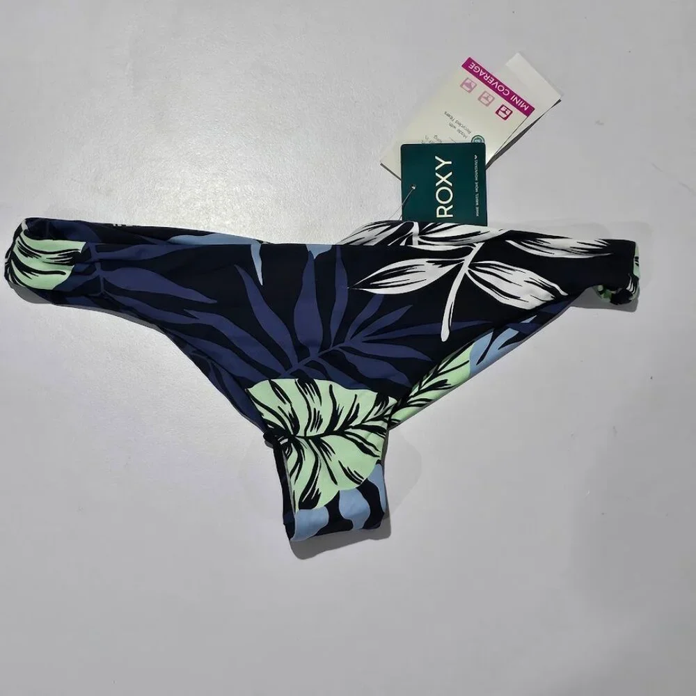 Roxy Juniors Blue Beach Classics Cheeky Bottoms - Picture 5 of 11